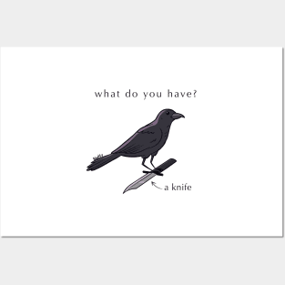 Knife Crow 3 Posters and Art